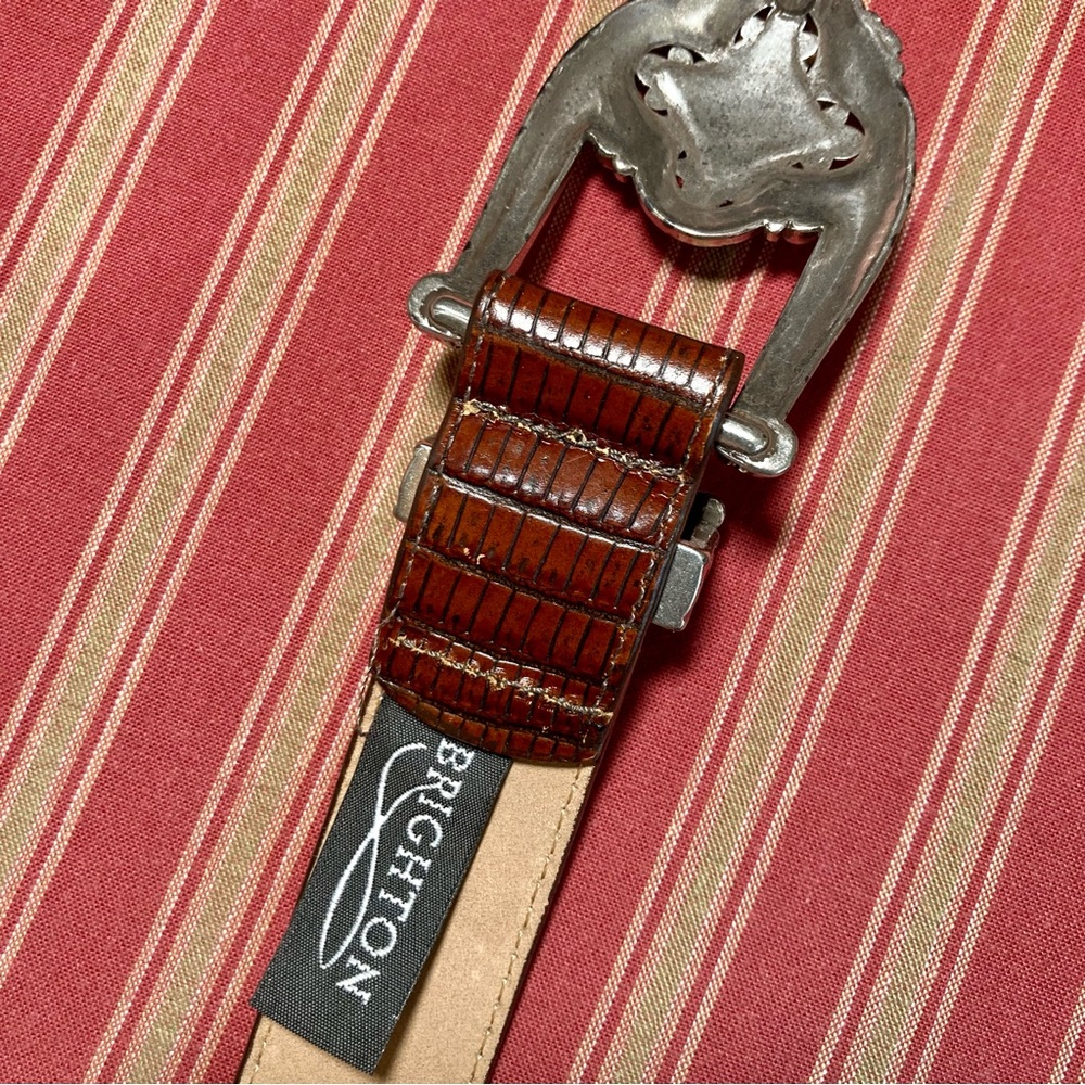 Fantastically Beautiful Vintage Brighton Belt SZ ML - Picture 8 of 10